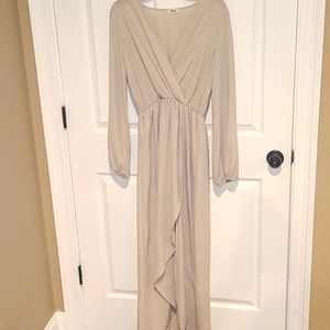 Cream long dress